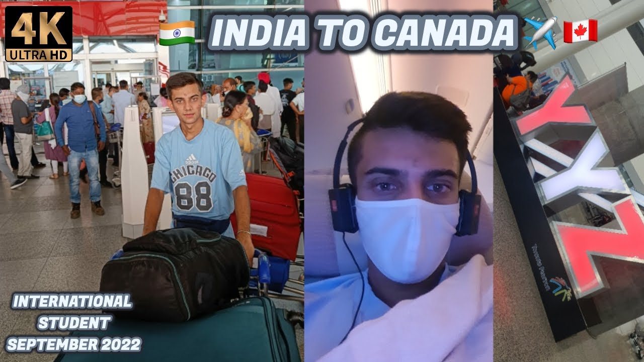 INDIA TO CANADA 2022 || INTERNATIONAL STUDENT || JOURNEY VLOG || Delhi To Toronto Emirates