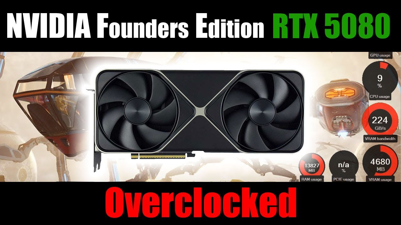 NVIDIA RTX 5080 Founders Edition 16G | Overclocked