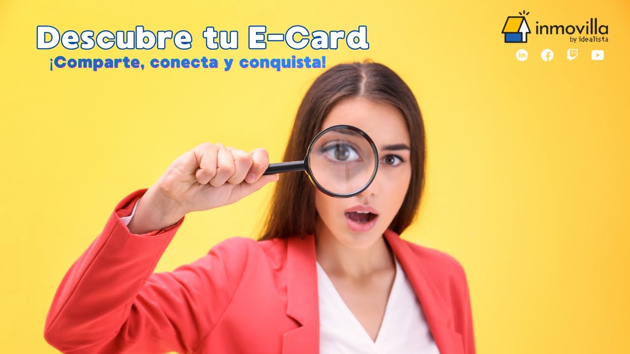 Descubre tu E-card  la tienes en inmovilla