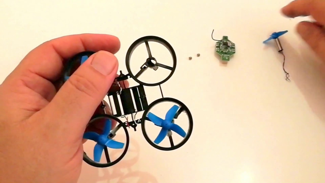 Cambio de chasis JJRC H36 / EACHINE E010 Y Hélices MODIFICADAS