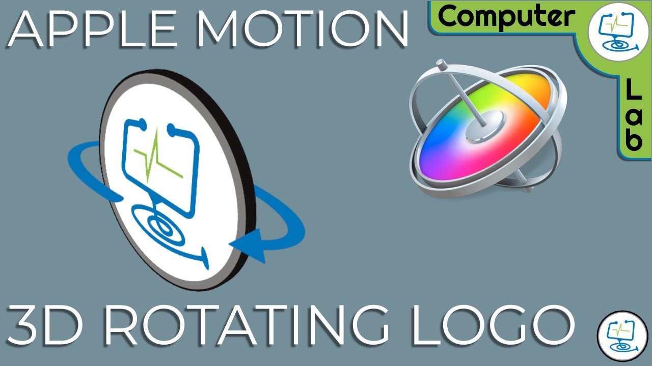 Create a Transparent 3D Rotating Logo / Image using Apple Motion
