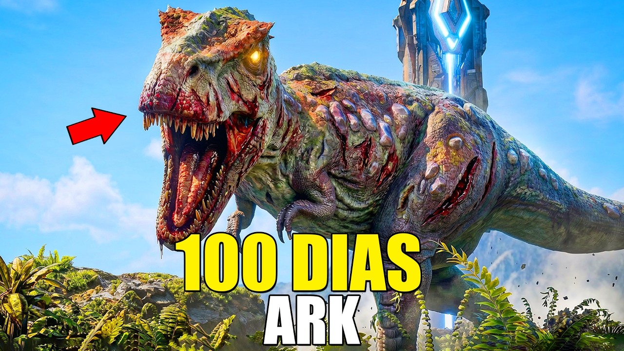 Sobrevivo 100 Dias en un Apocalipsis Zombie en Ark