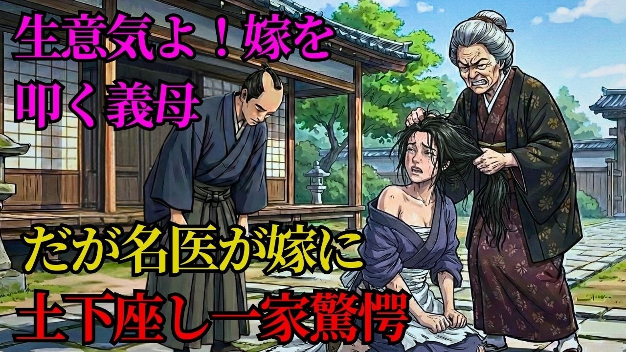 「生意気よ！」嫁を叩いた義母。だが名医が嫁に土下座した瞬間、家中の空気が凍りついた…| 野談 | 時代劇 | 昔話 | 説話 | 民話