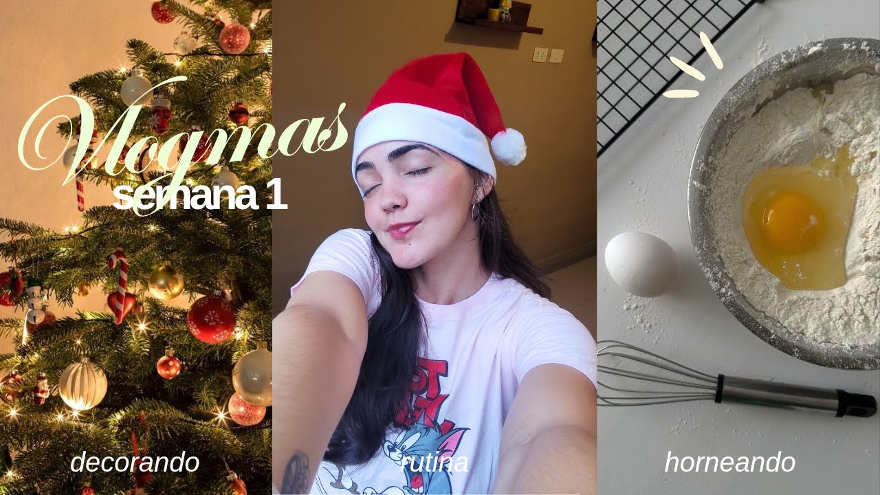 VLOGMAS 1: Decorando mi casa para navidad!🌟+  horneando y rutina navideña! 🎄