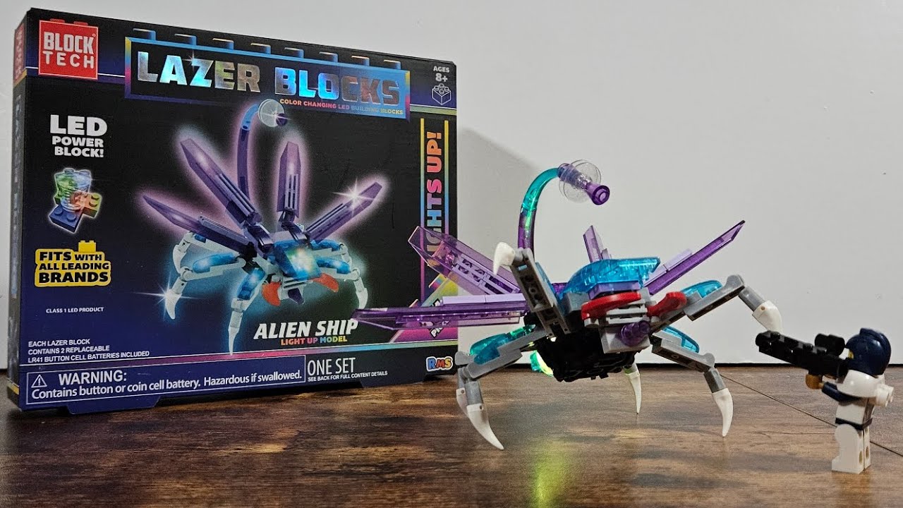 Block Tech Lazer Blocks - Alien Ship REVIEW