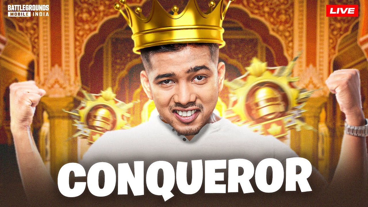 NO 1 CONQUEROR INDIA BGMI | Scout is Live