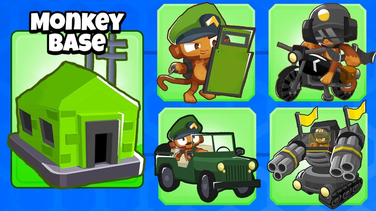Armádní základna v BTD6?! Šílený custom mod