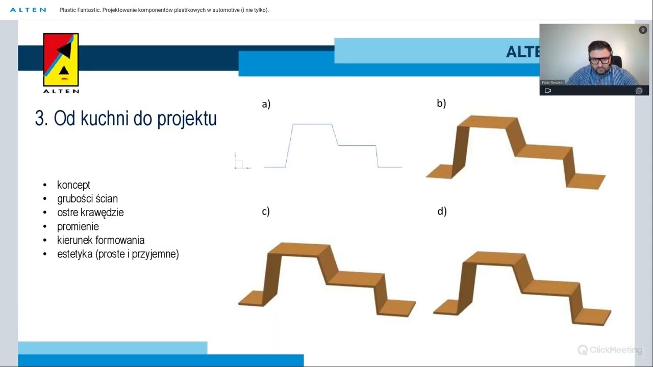 ALTEN Webinar: Plastic Fantastic! Projektowanie komponent&oacute;w plastikowych w automotive (i nie tylko)