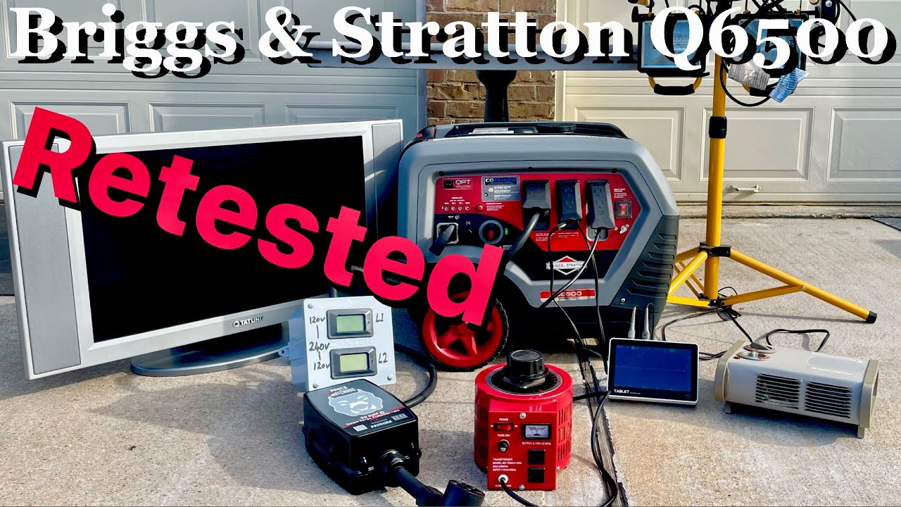 (RETESTED) The Briggs & Stratton Q6500W Inverter Generator Review