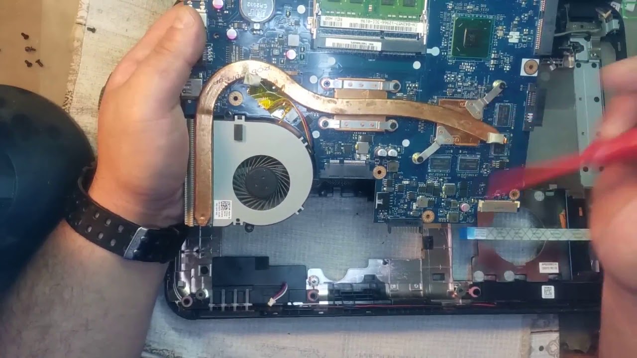 dell inspiron 3521 разборка и чистка | Dismantling and cleaning dell inspiron 3521