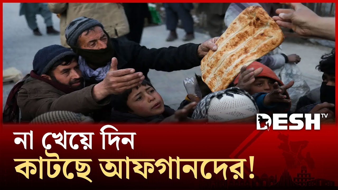 প্লাস্টিক পুড়িয়ে শরীর গরম রাখার করুণ লড়াই আফগানদের! | AFGHAN CRISIS | Desh TV