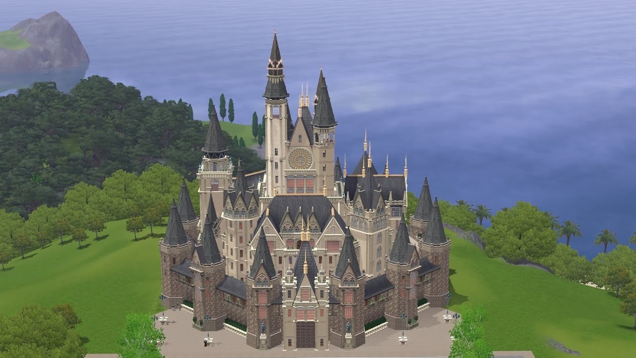The Sims 3 Royal Castle Timelapse!