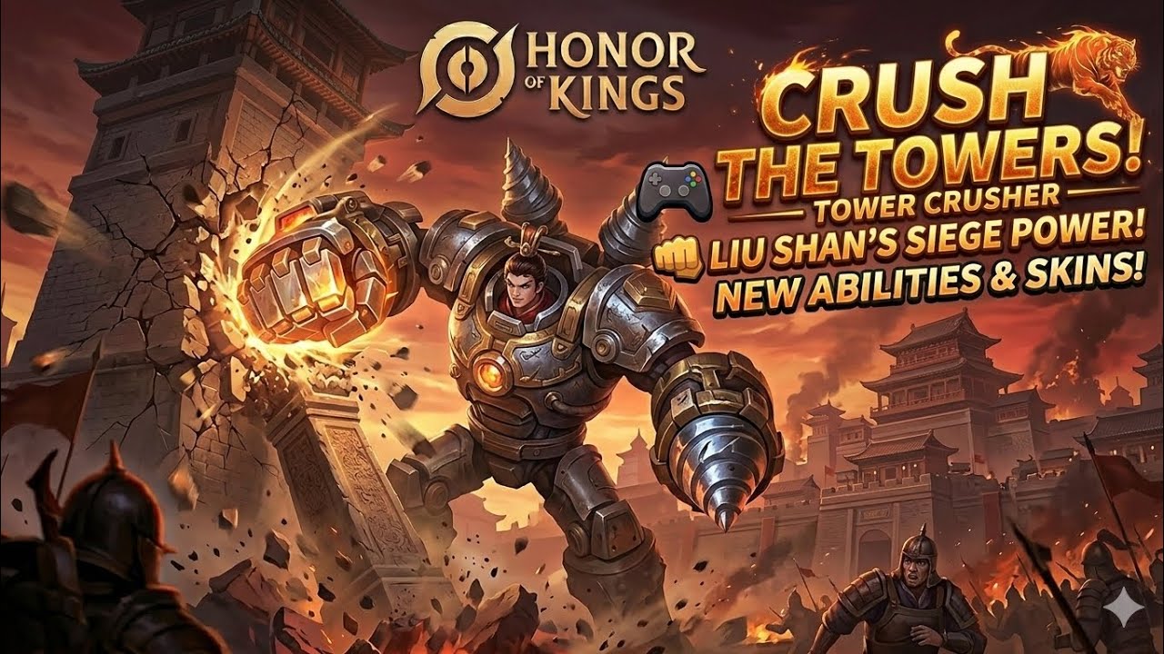 CRUSH THE TOWERS! Honor of Kings Liu Shan Roaming Strategies 
