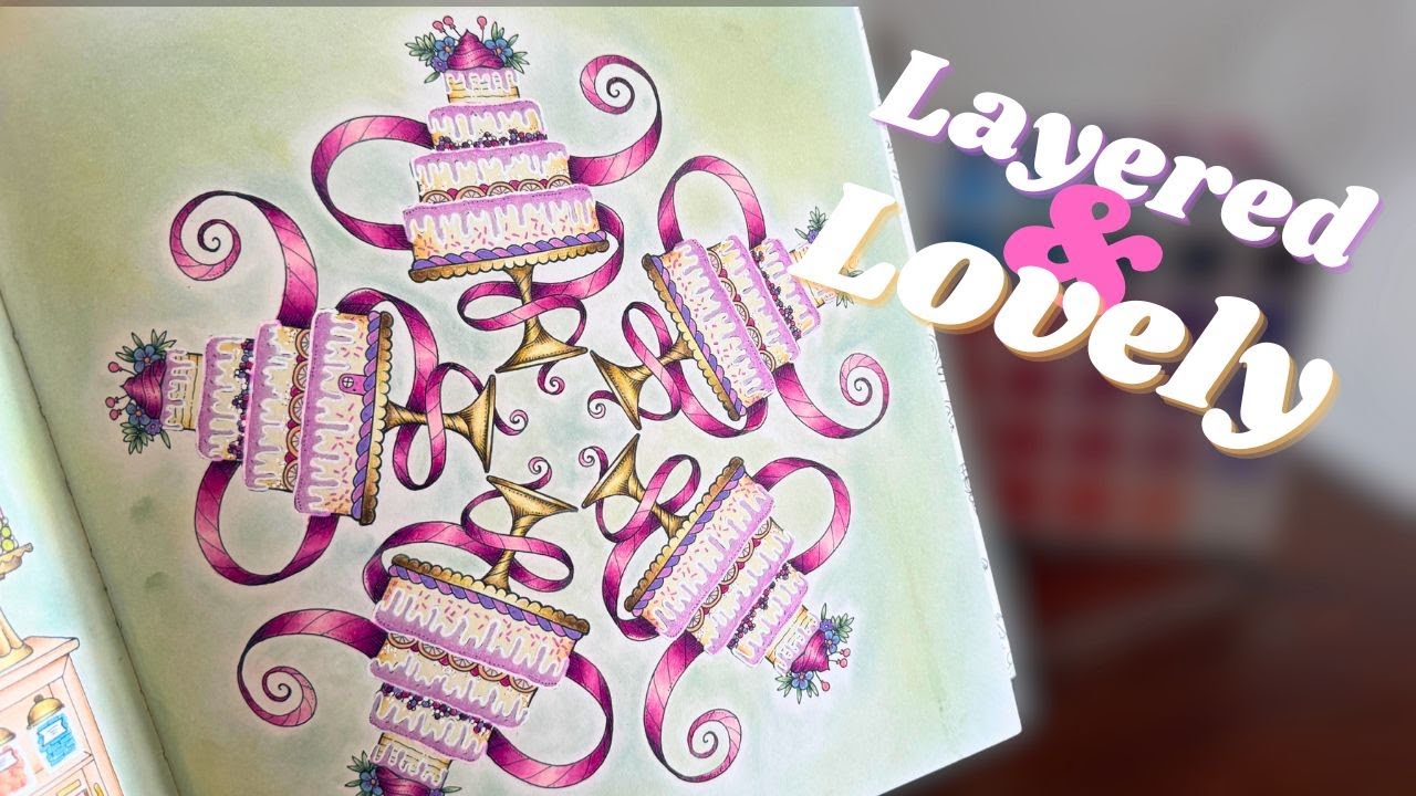 Rooms of Wonder by Johanna Basford - Full Page Guided Coloring Tutorial