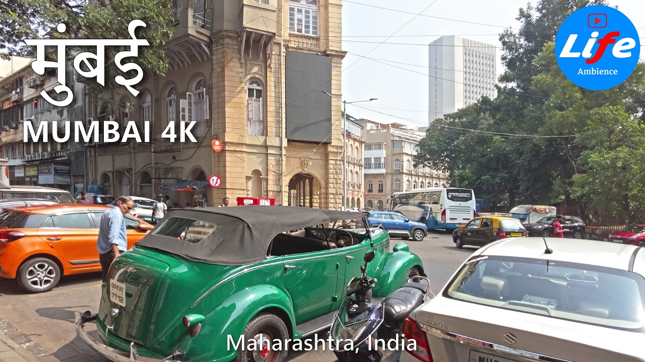 Walking Mumbai’s Elite Fort District - Historic & Modern Vibes 4K HDR