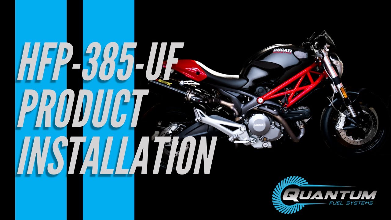 2009-2014 Ducati Monster 696 fuel pump replacement, HFP-385-UF