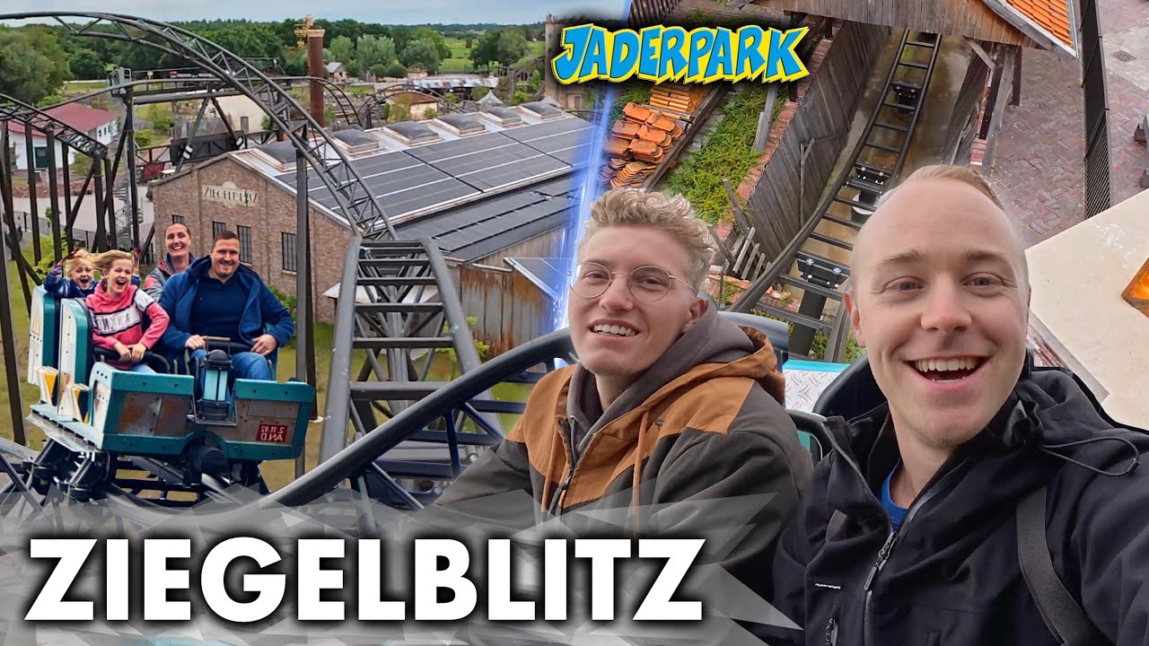 ZIEGELBLITZ Review - PHÄNOMENALE Familienachterbahn in Norddeutschland! | Jaderpark 🇩🇪