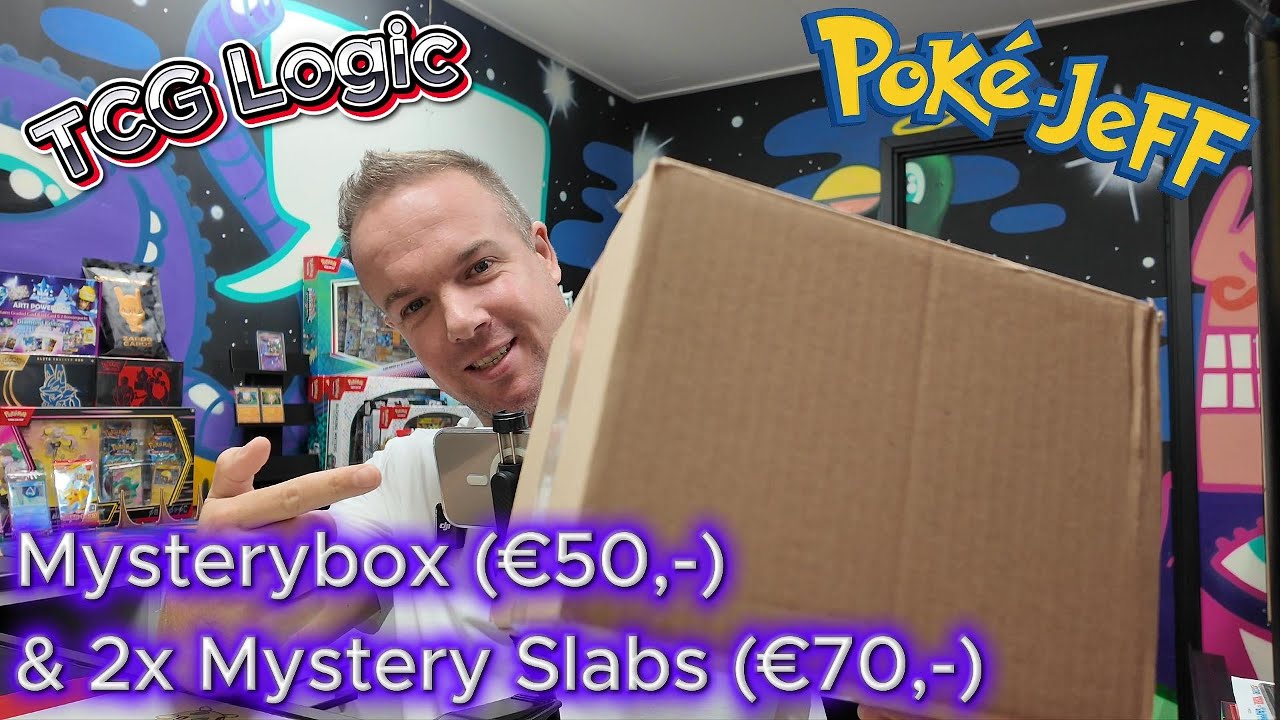 TCG Logic Mysterybox & Mystery Slabs opening - PokeJeff (Nederlands)