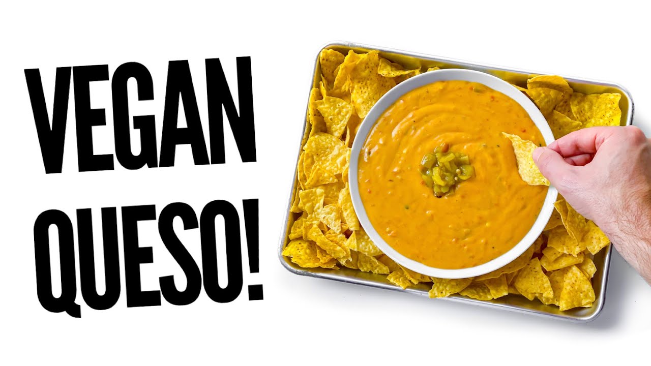 VEGAN QUESO! SMOKEY, SPICY, CHEESY & EASY!