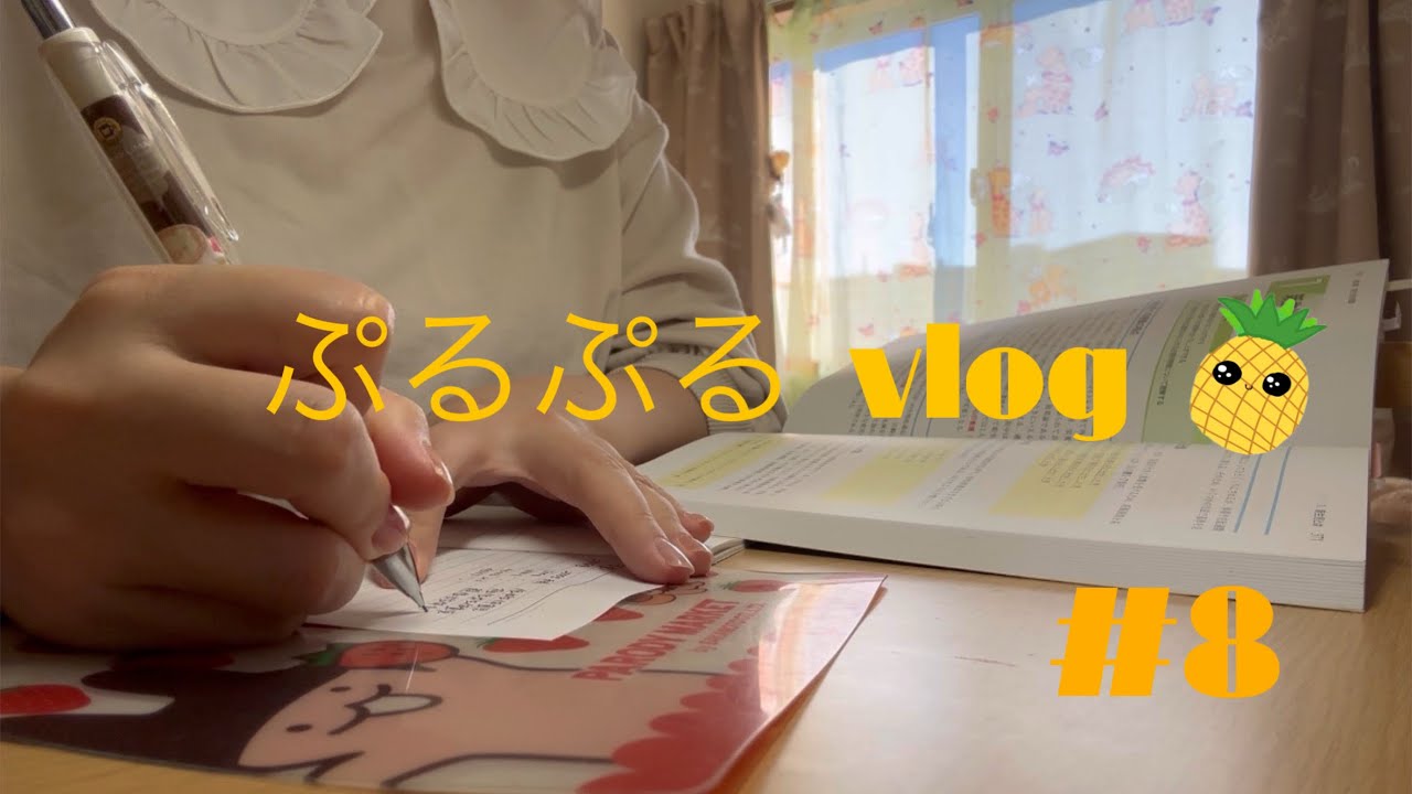 ぷるぷるstudy vlog #8   看護学生　実習前