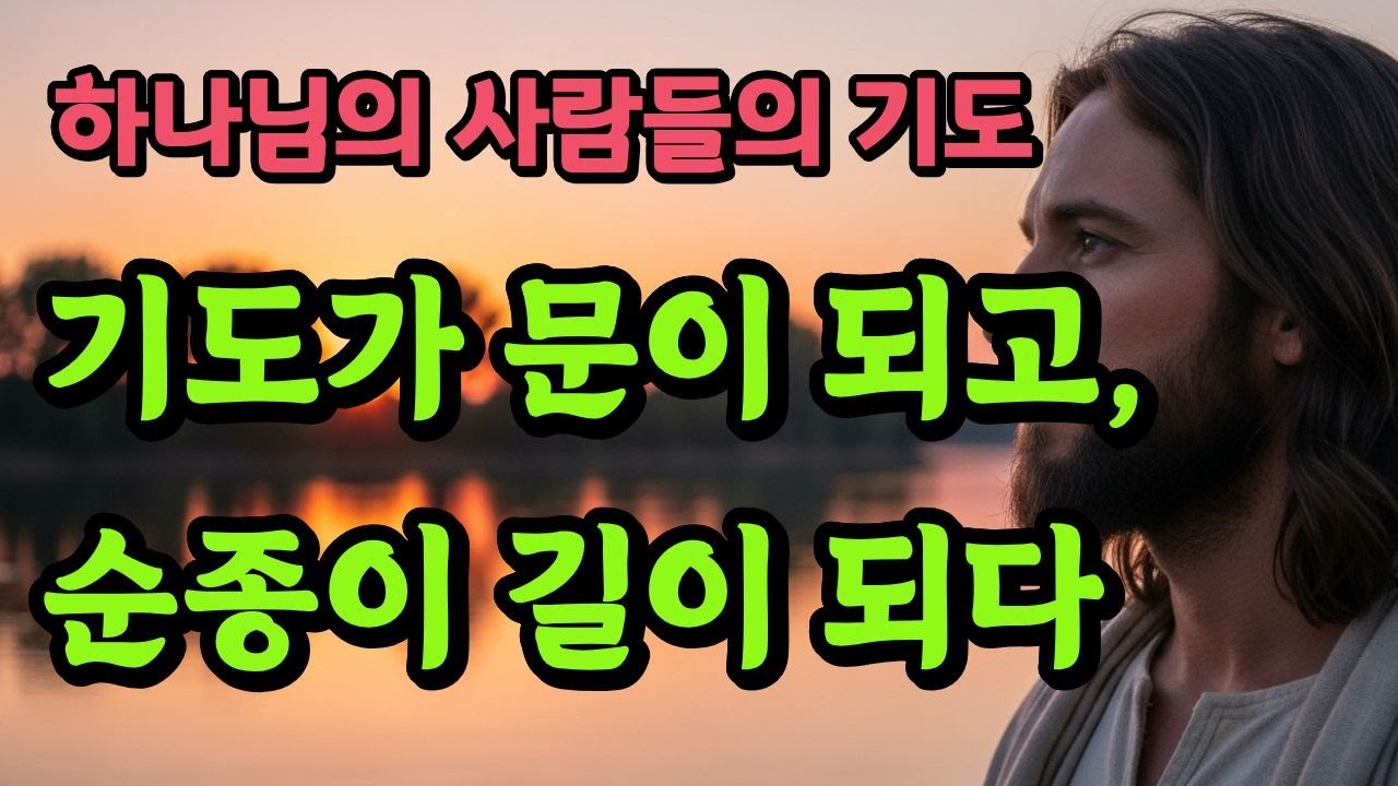 기도가 문이 되고, 순종이 길이 되다 #자면서듣는기도 #고넬료기도문 #하루마무리기도 #저녁기도 #신앙유산