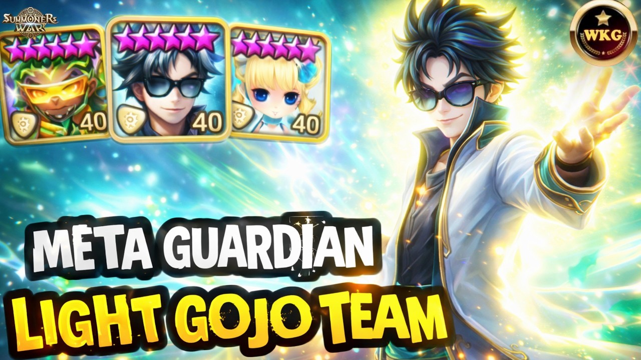 FASTEST BUILD! Meta Guardian Light Gojo is OP IN RTA SUMMONERS WAR