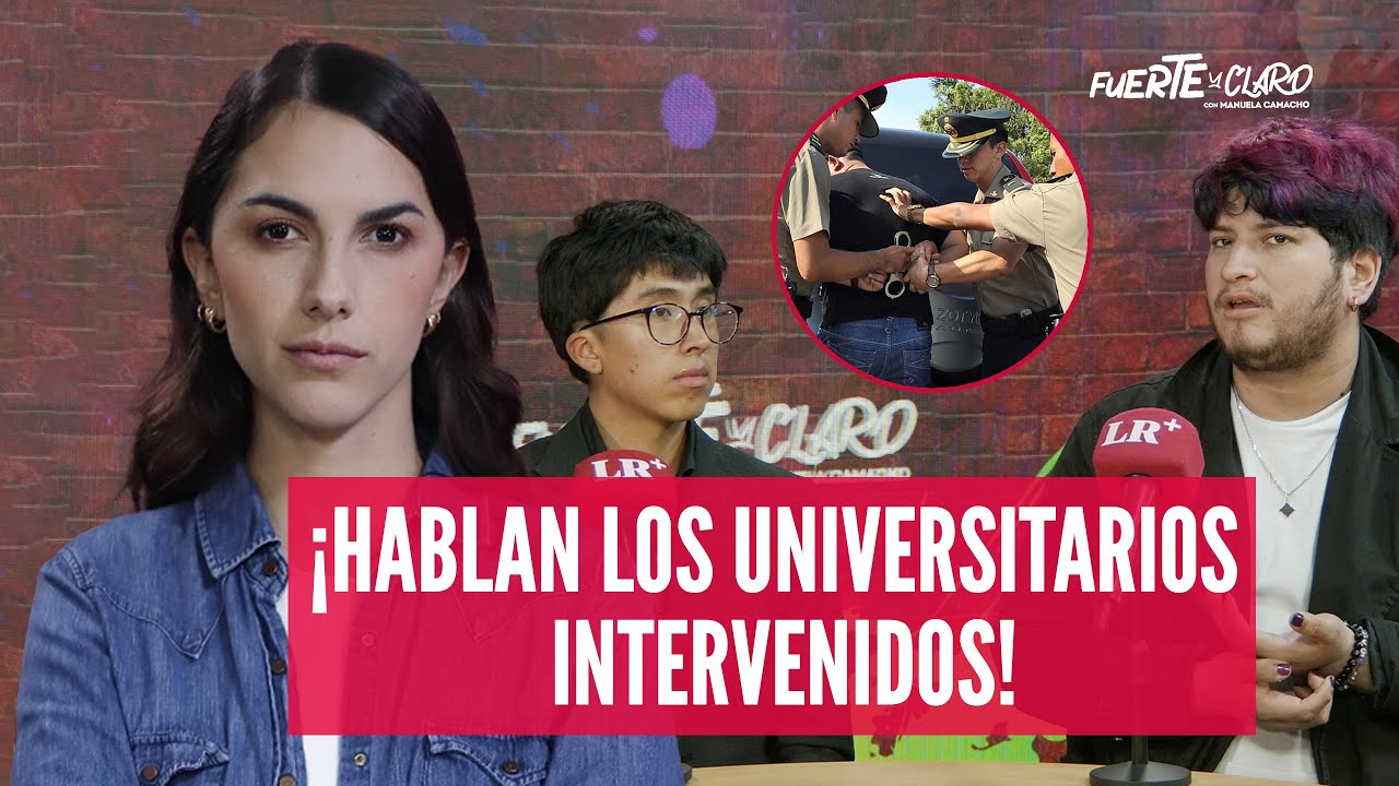 UNIVERSITARIOS DENUNCIAN PERSECUCIÓN DE LA PNP | FUERTE Y CLARO CON MANUELA CAMACHO