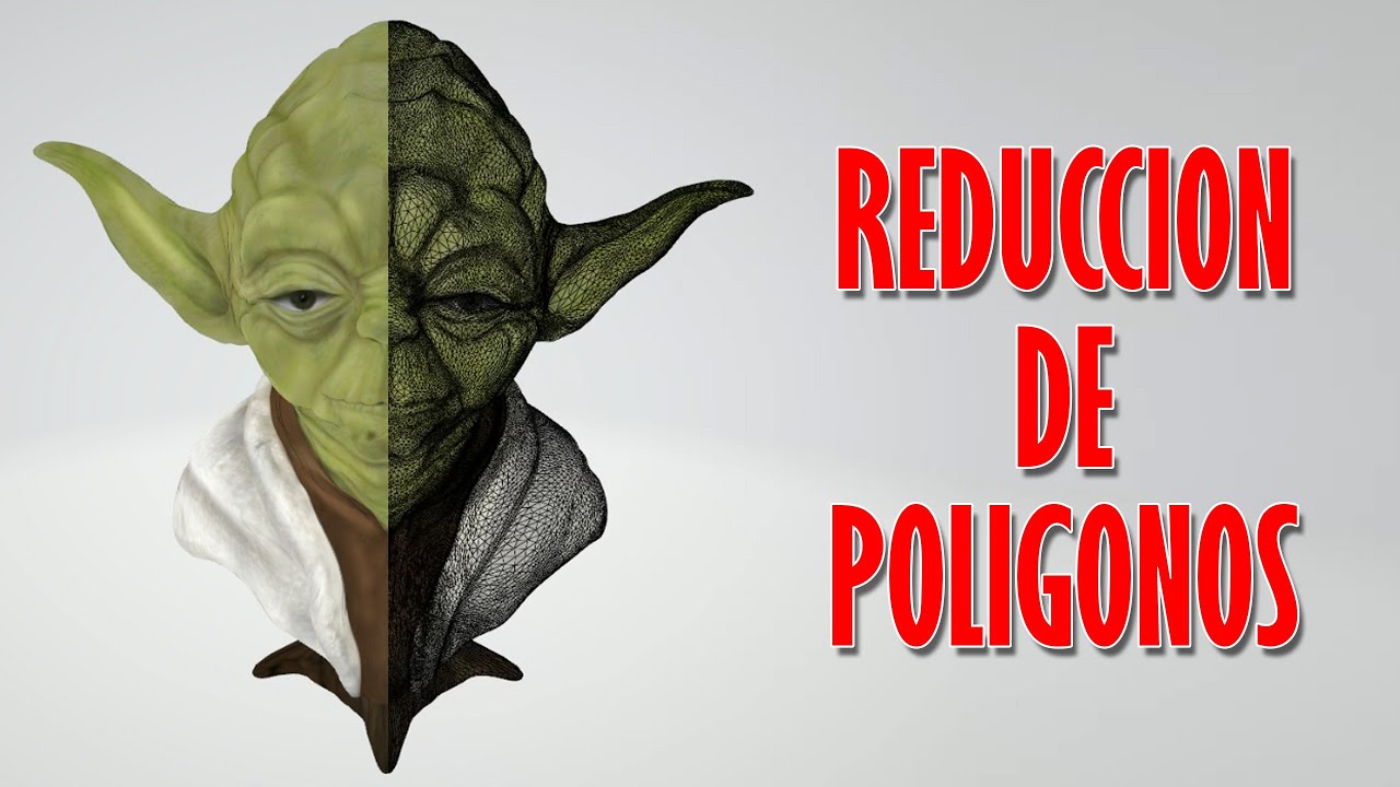 21 - Reducción de Polígonos para Pepakura o Papercraft