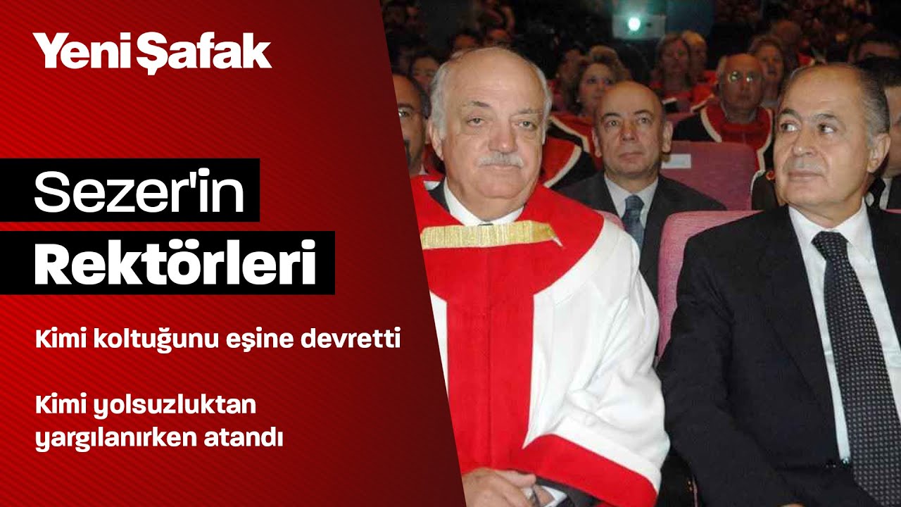 Ahmet Necdet Sezer'in atadığı &uuml;niversite rekt&ouml;rleri