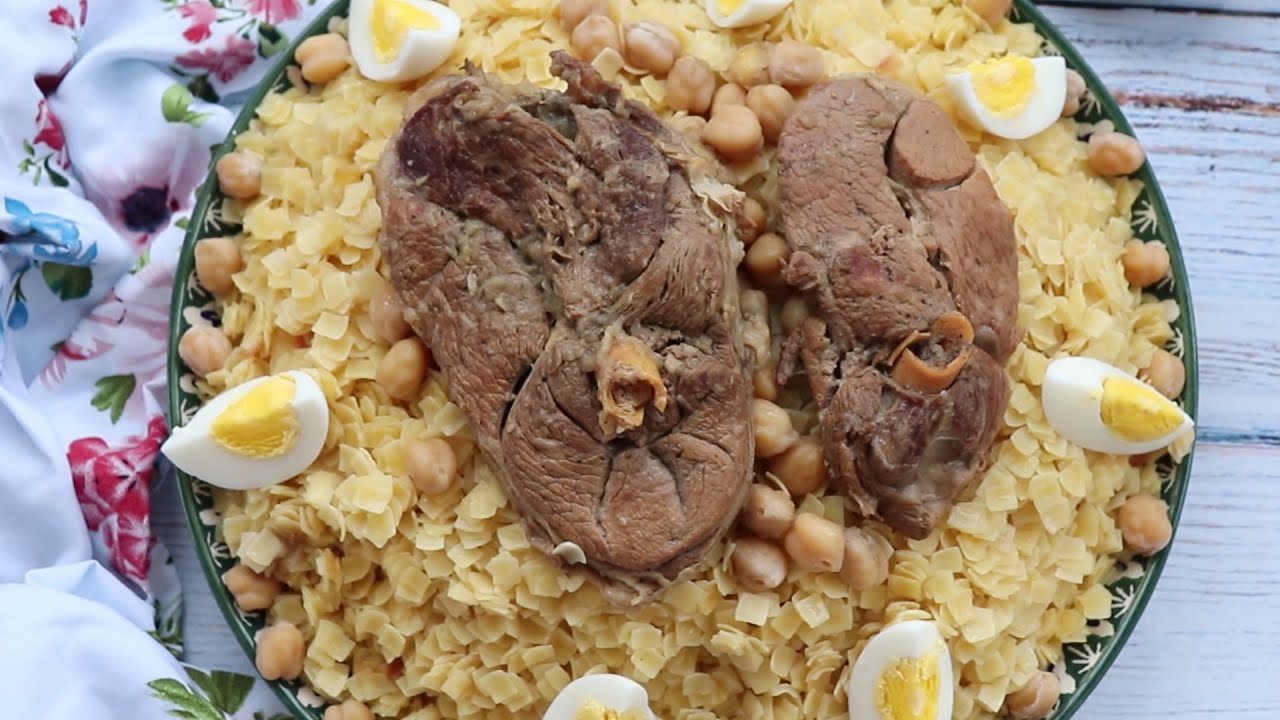 طبق تقليدي جزائري  Plat traditionnel Algérien