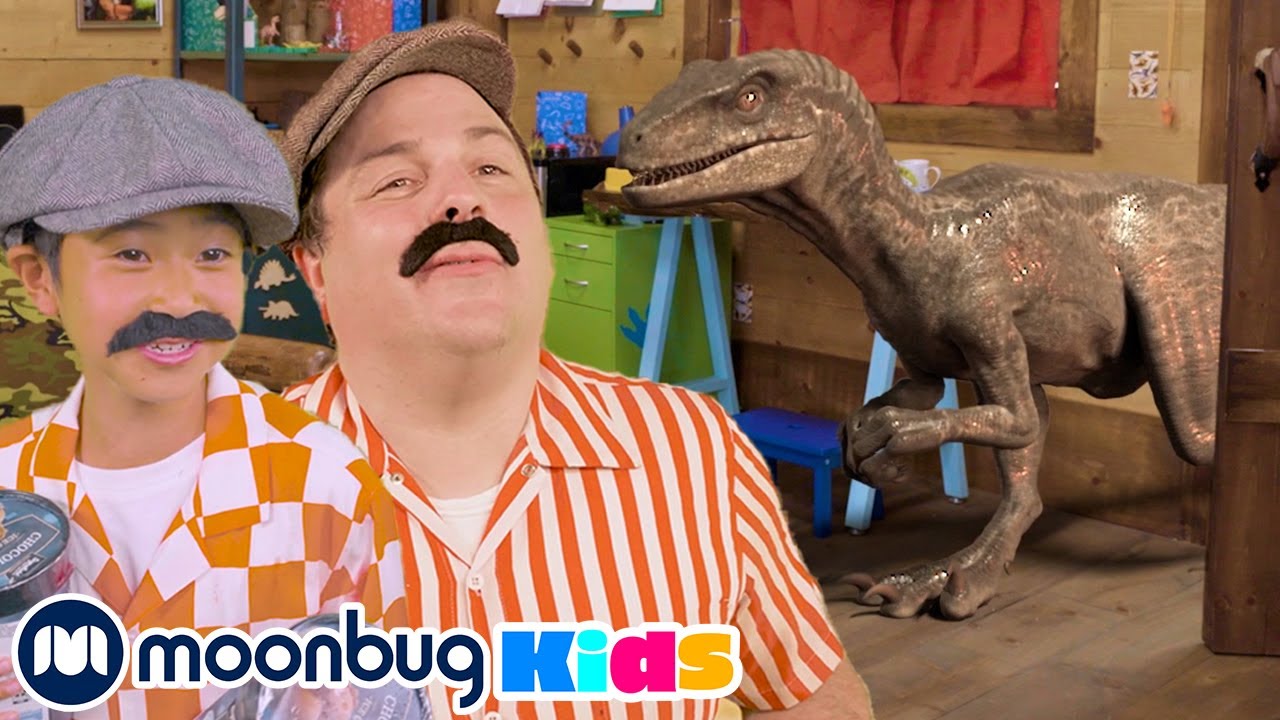 Ice Creamasaurus! @TRexRanch Dinosaurs For Kids | Moonbug Kids - Explore With Me!