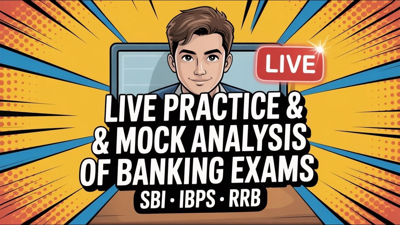 🔥 Live Practice & Mock Analysis for Banking Exams | SBI • IBPS • RRB 🔴