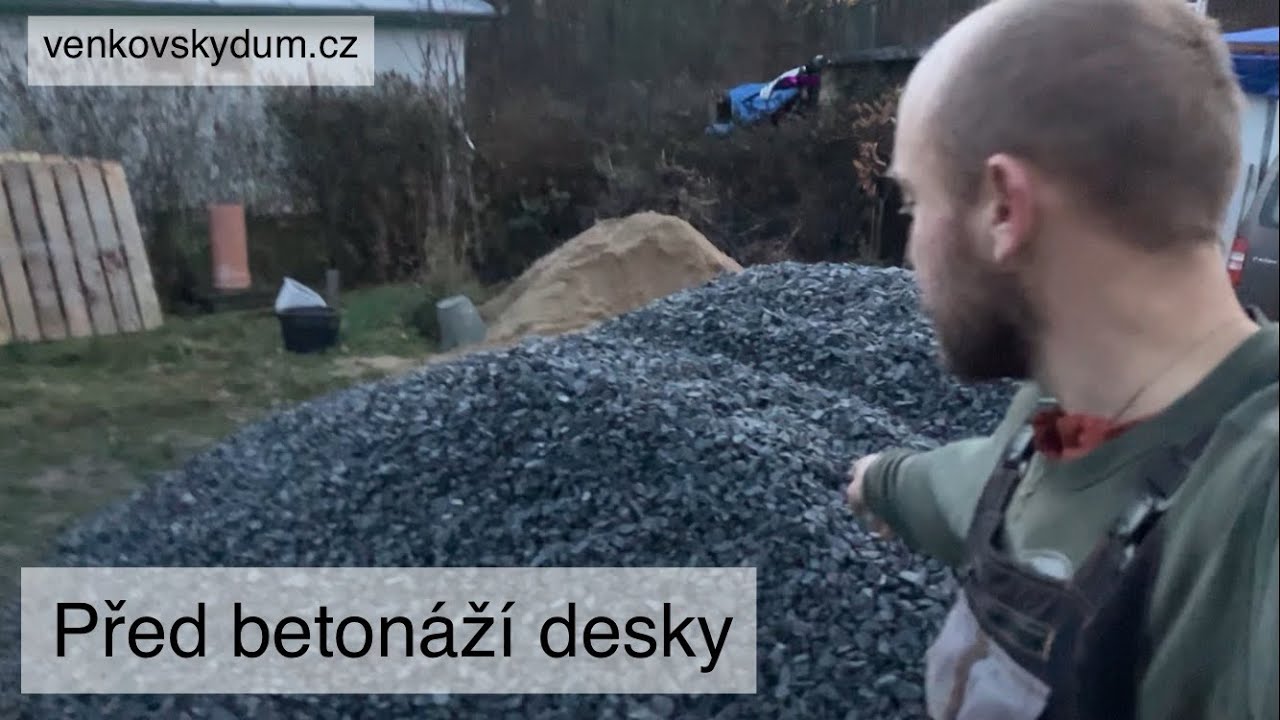 #26 Příprava na betonáž základové desky- Postavil jsem dům