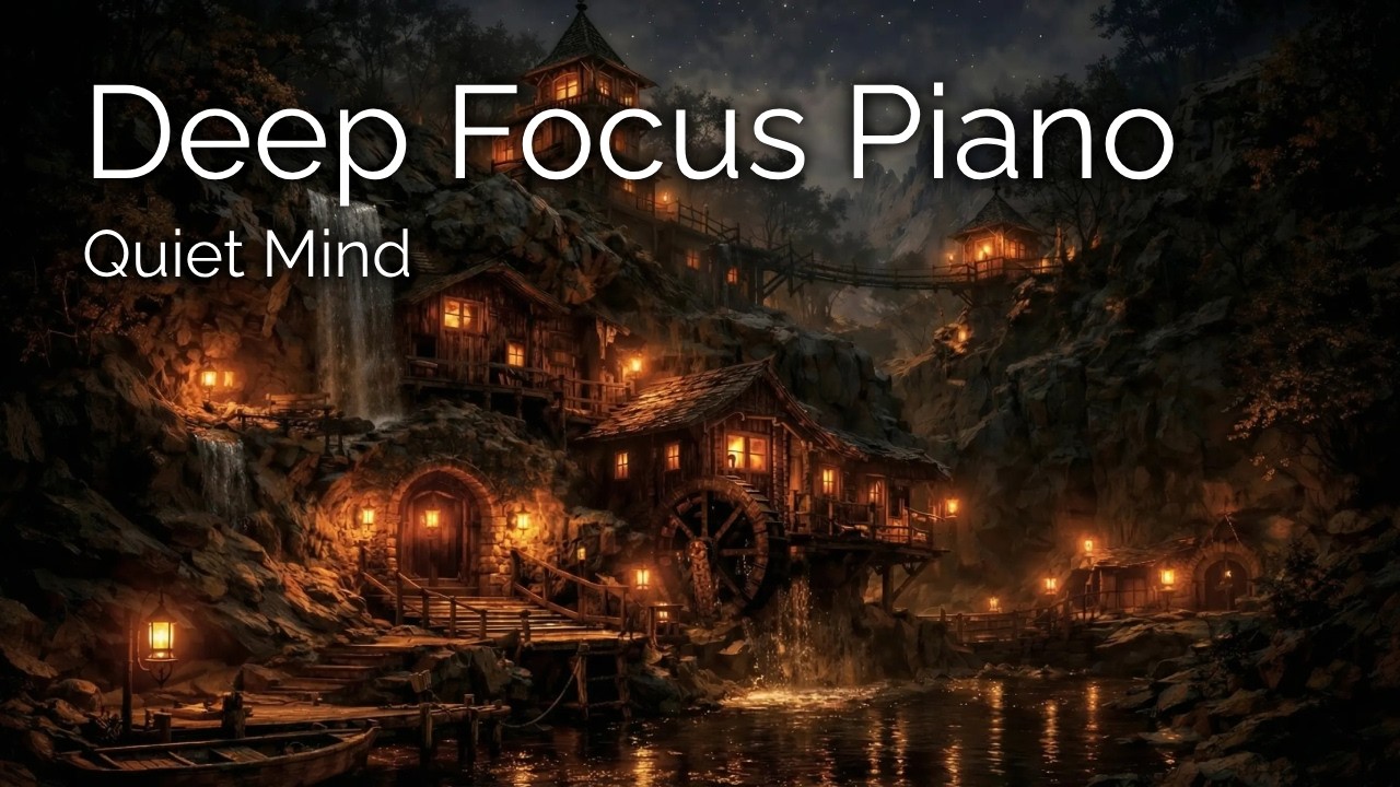Deep Focus Piano for Deep Work | Clean Focus, Quiet Atmosphere