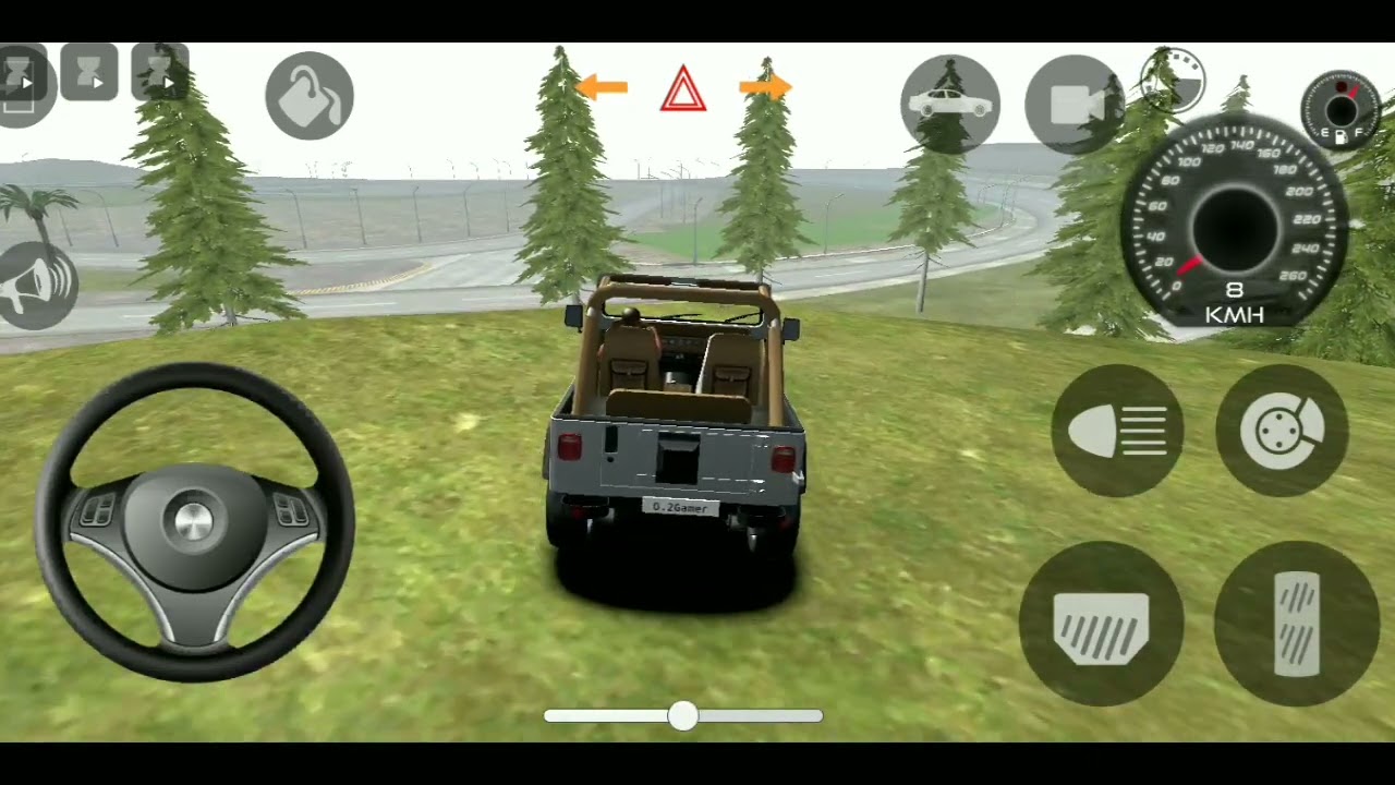  Modified Mahindra Thar 😈| Gaming video🎮 {gadi vala game}3D gaming video 🖥️