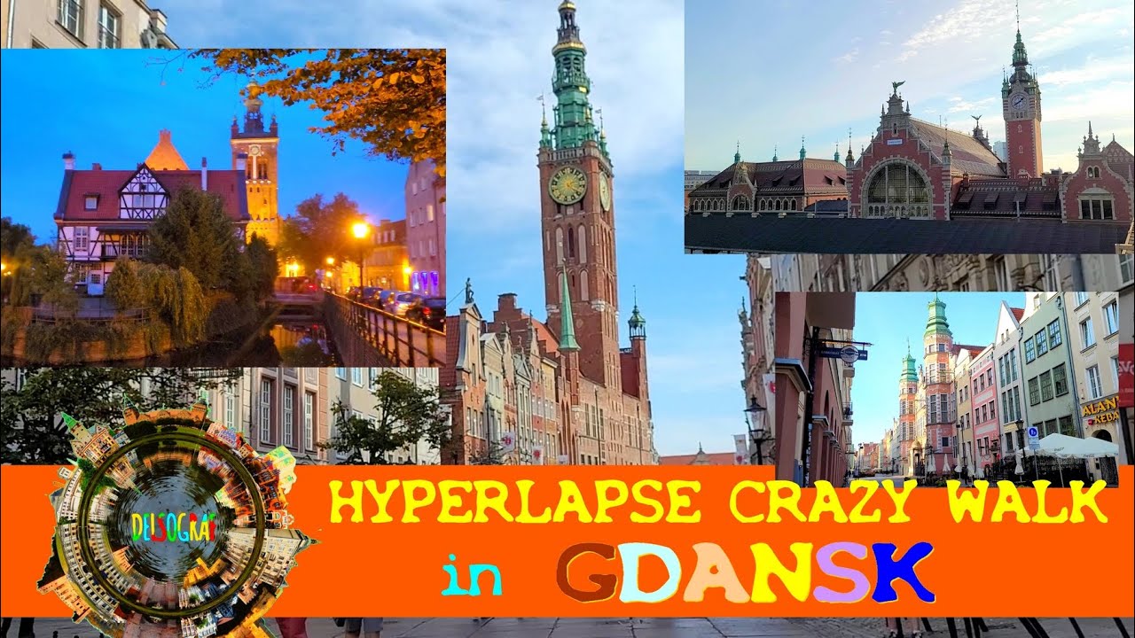 Hyperlapse   Crazy walk in Gdańsk!