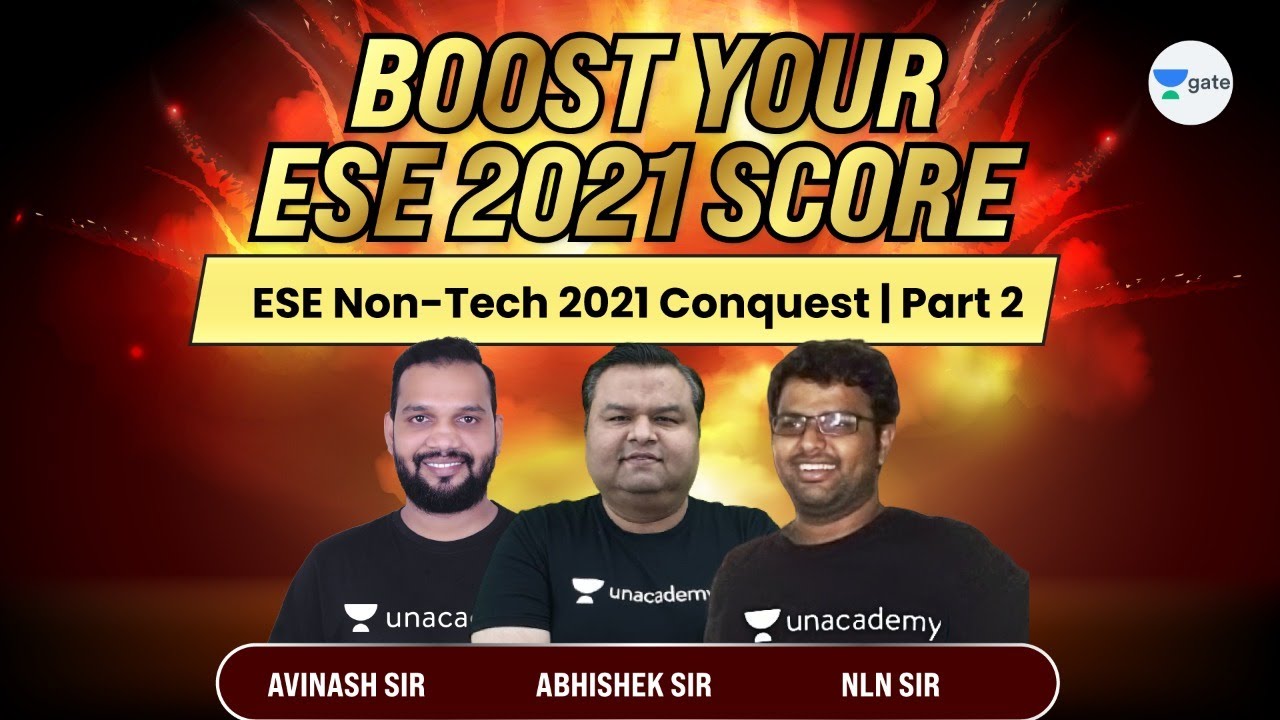 ESE Non tech 2021 Conquest | Part 2 | Boost your ESE 2021 Score 🔥