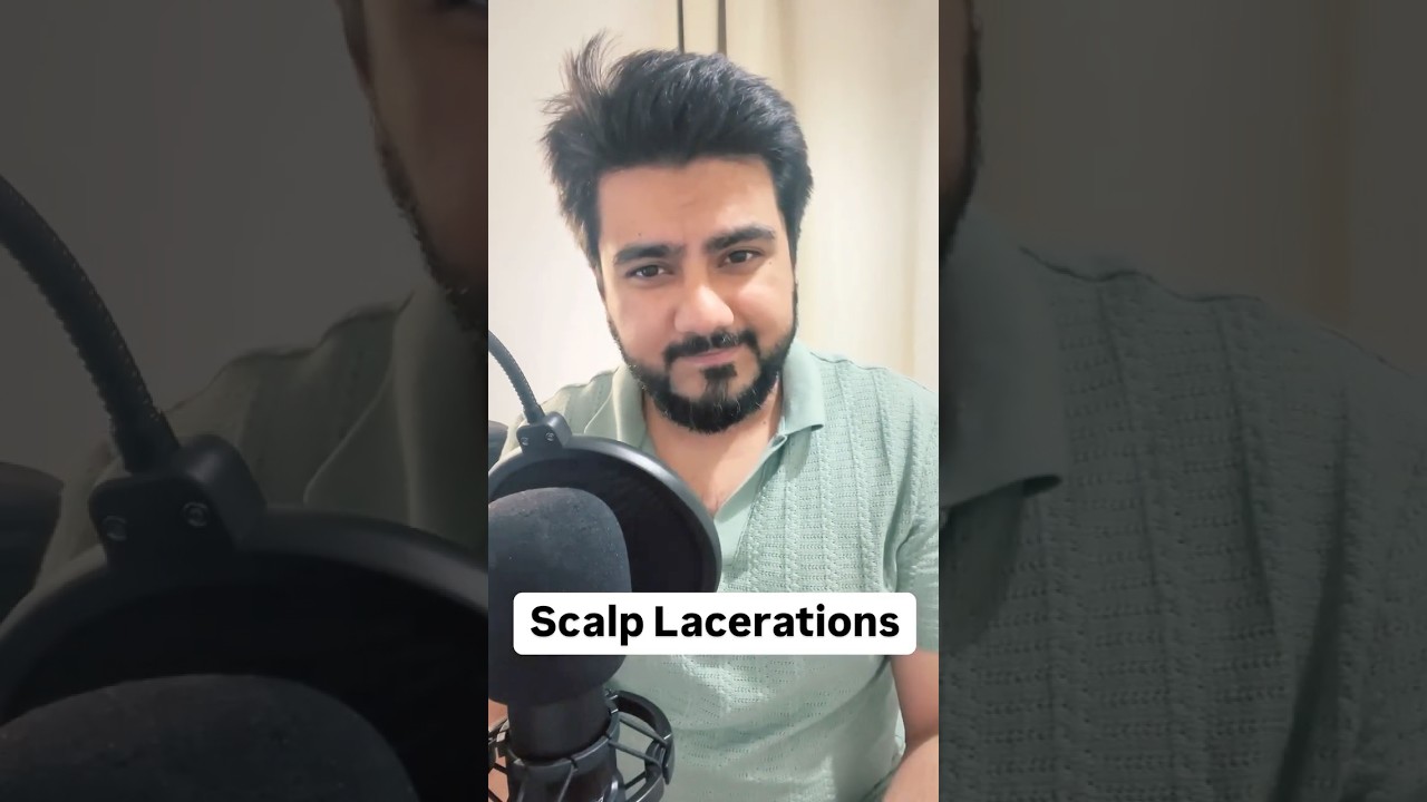 Scalp Laceration Repair #Emergencymedicine #injuries #emergency #trauma #laceration
