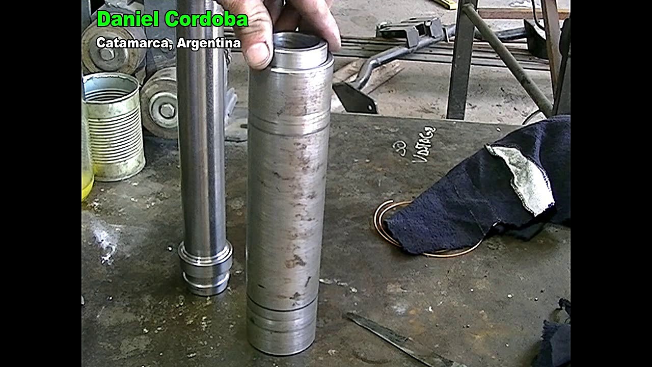 Como Hacer Un Cilindro Hidraulico (Artesanal)