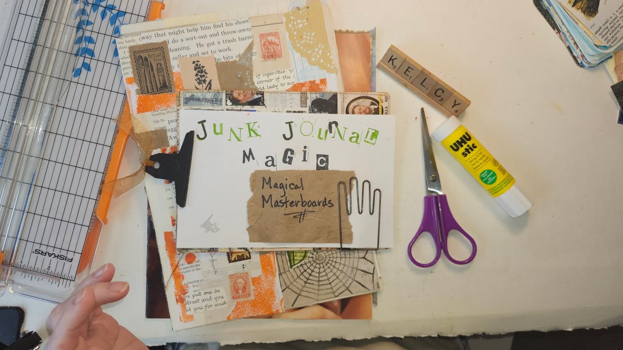 Using Magical Masterboards #magicalmasterboards @tonismagicalartsandcrafts @GwenTheTrashWitch #art 