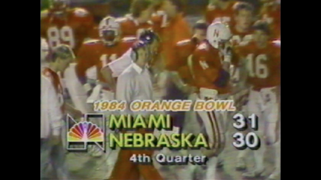 The Orange Bowl Game 1984: University of Miami / Nebraska