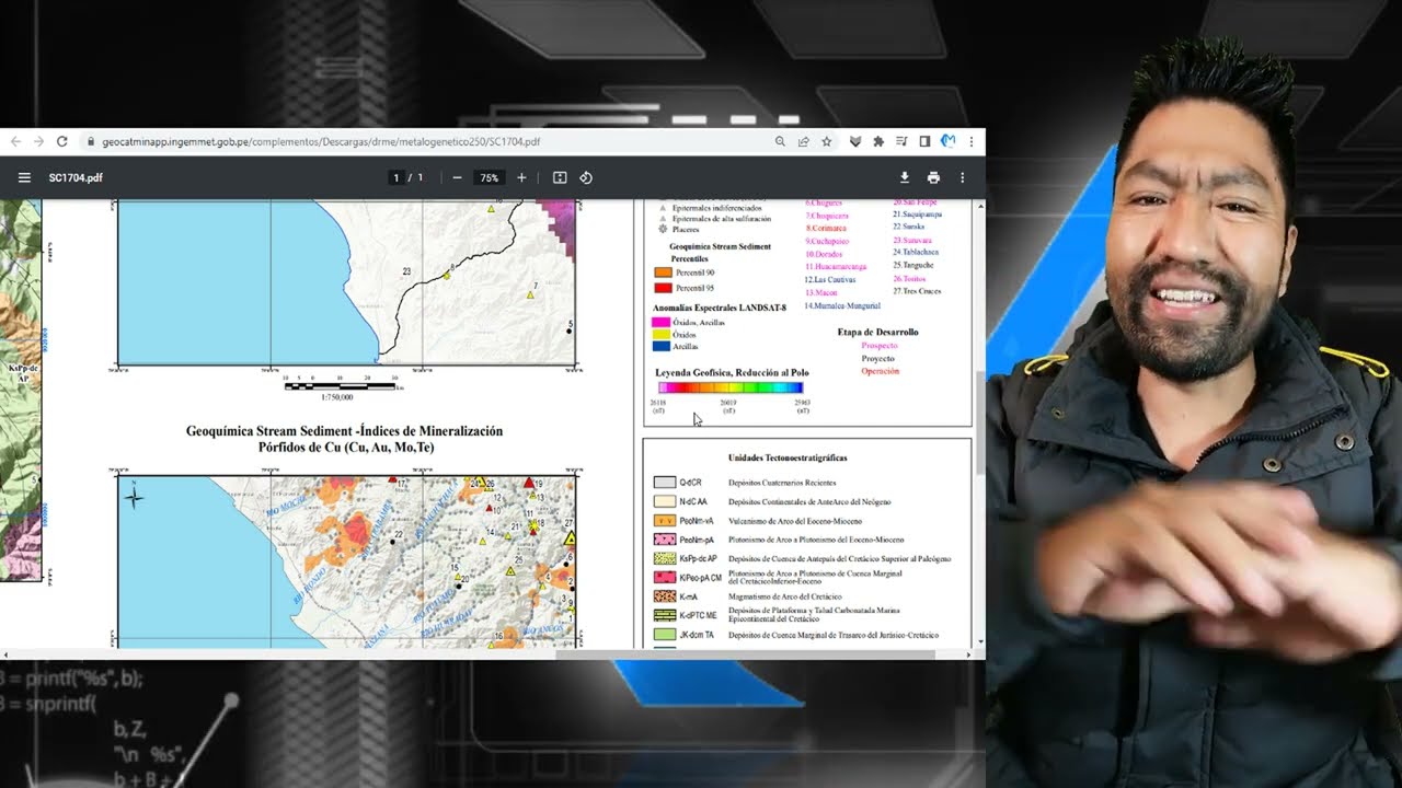 ¿Cómo descargar mapas de minerales y metales?  Descarga de mapas con información geológica GEOCATMIN