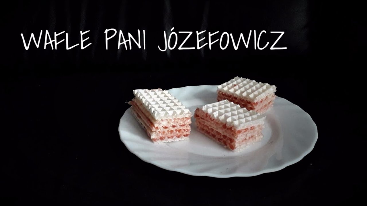 Wafle z galaretką pani Józefowicz