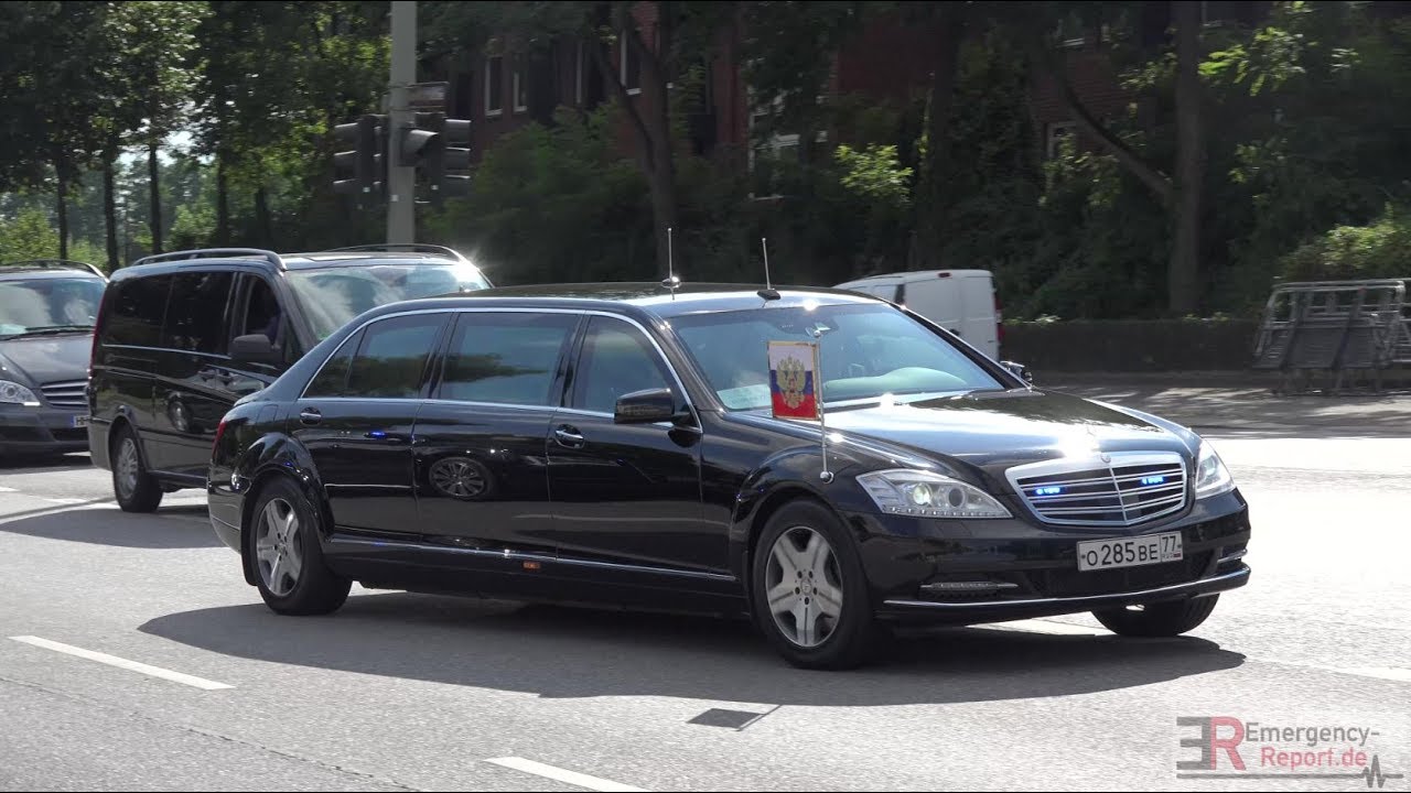 [G20-GIPFEL] - VIP-Eskorte russischer Präsident Wladimir Putin & VIP-Eskorte Norwegen -