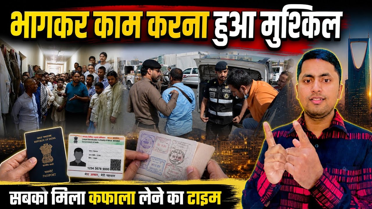 भागकर काम करना हुआ और मुश्किल | iqama huroob latest news | New kafala system 2026