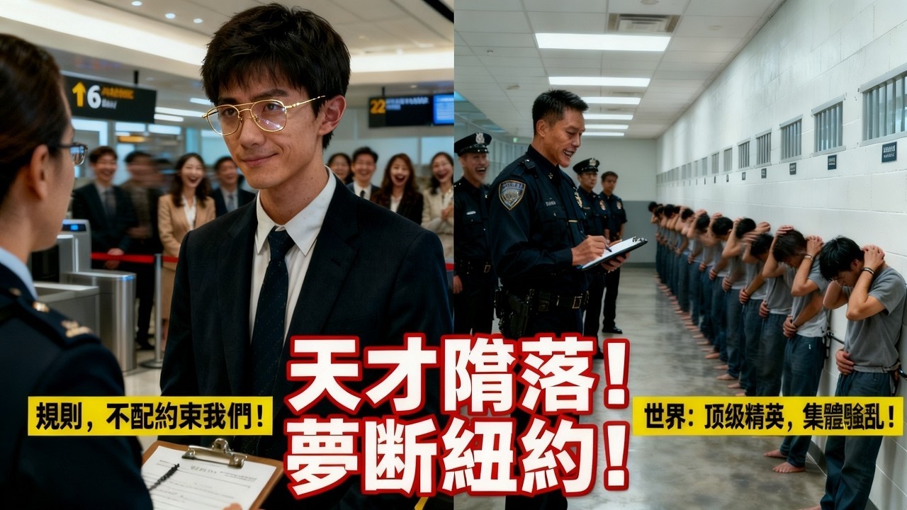 清華20人天才團大鬧紐約機場，高喊“規則不配約束我們！”華裔警官到場後，一場“精英狩獵”開始，20人夢斷美國，無一生還！