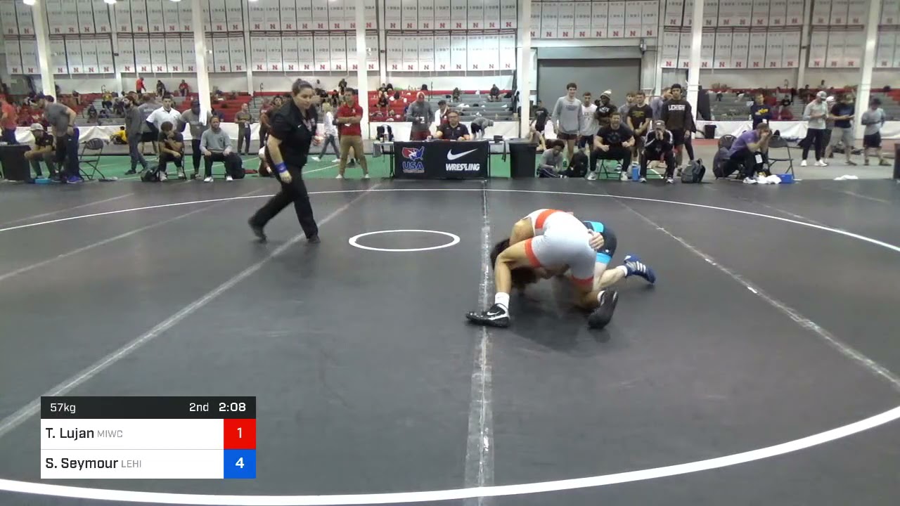 57 Kg Prelims - Tristan Lujan, Michigan Wrestling Club Vs Sheldon Seymour, Lehigh Valley Wrestling