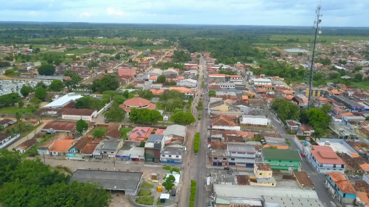Capitão Poço PA. Sobrevoo na cidade.