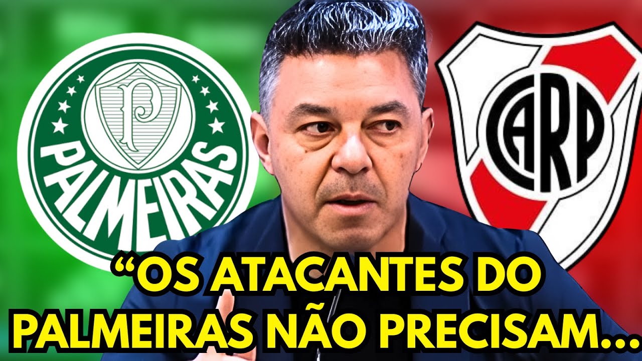 T&Eacute;CNICO DO RIVER HABLOU SOBRE O PALMEIRAS &ldquo;OS ATACANTES DELES&hellip;