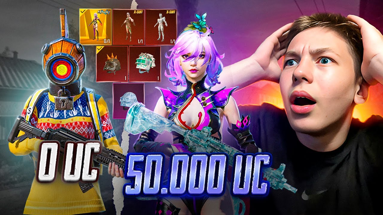 ОН НИ РАЗУ НЕ ПОКУПАЛ RP 🤯😱 УДАЧНАЯ ПРОКАЧКА АККАУНТА ПОДПИСЧИКУ В PUBG Mobile / С ВЕБКОЙ РЕАКЦИЯ